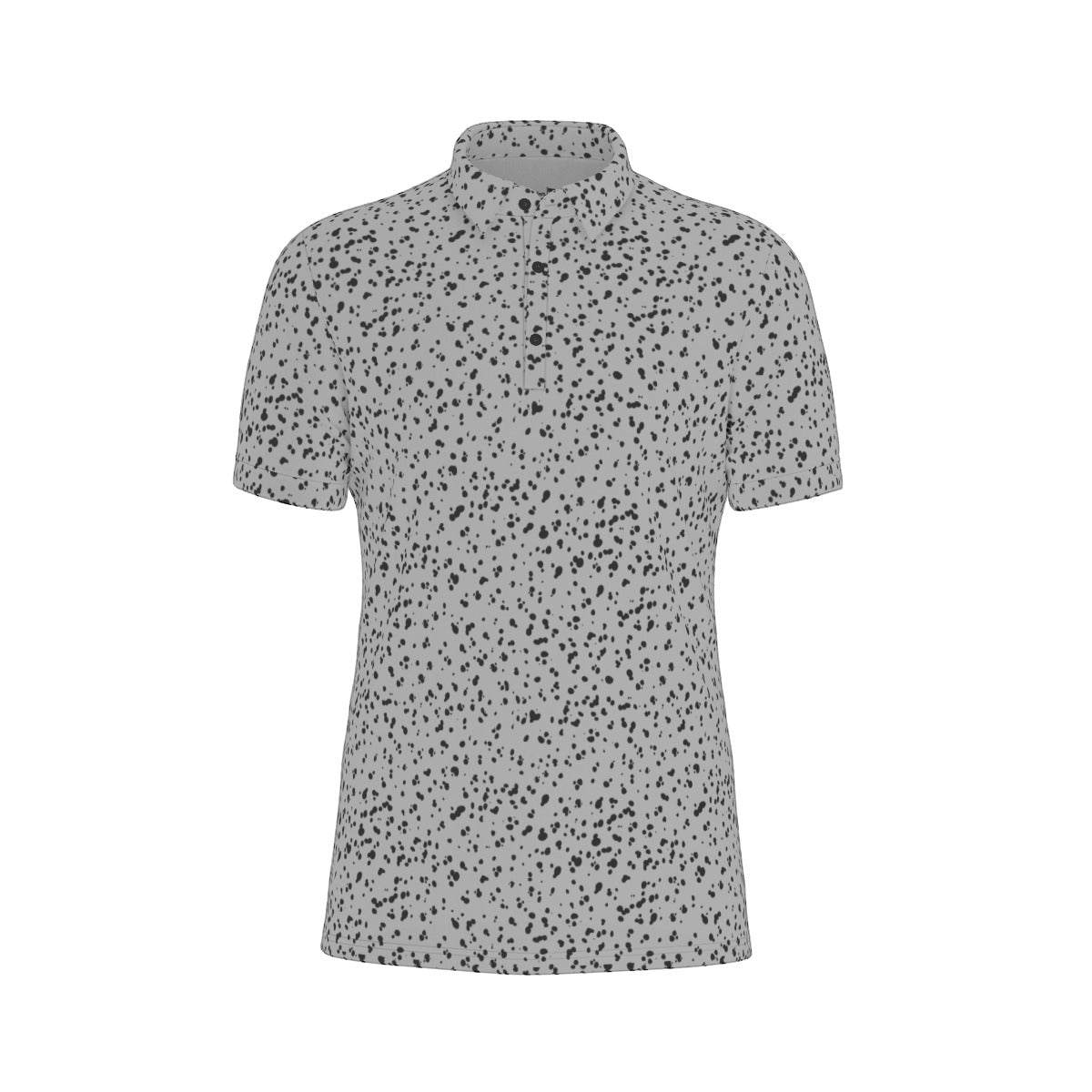 Fairway Splatter Gray Golf Polo