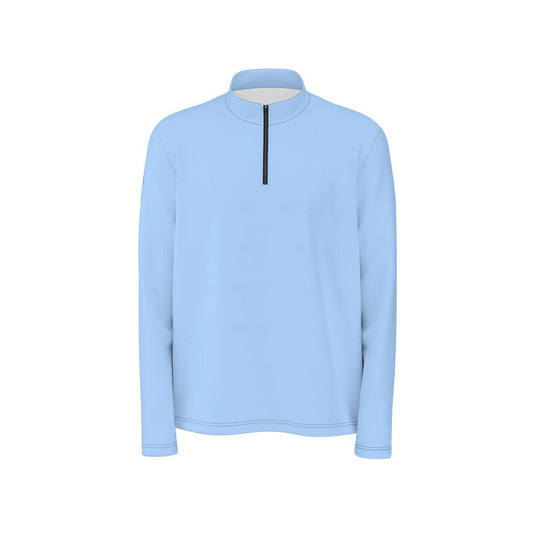 Baby Blue Quarter Zip Pullover