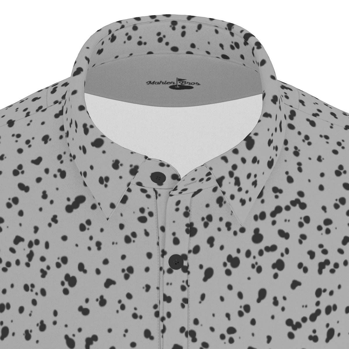 Fairway Splatter Gray Golf Polo