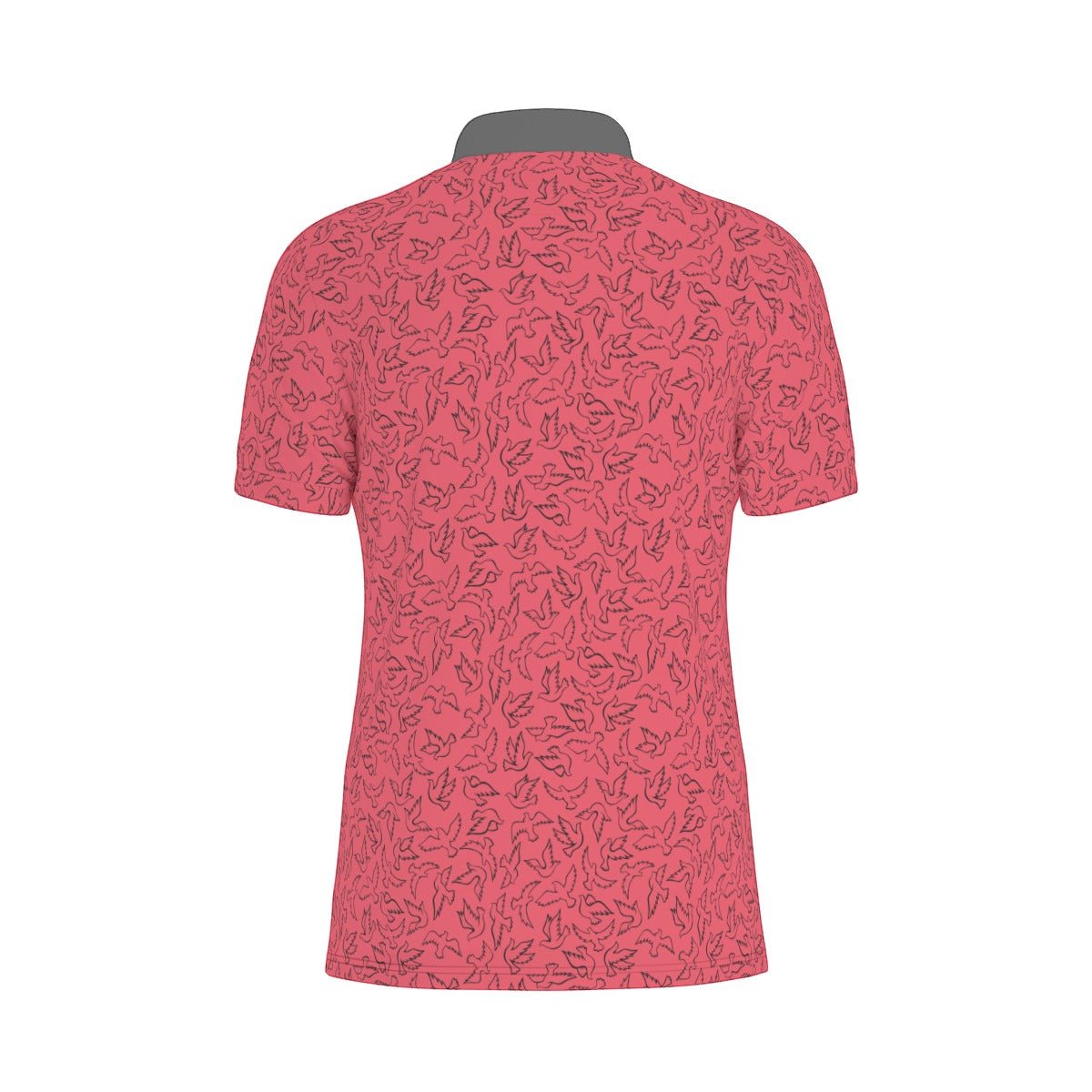 Birdie Time Red Golf Polo