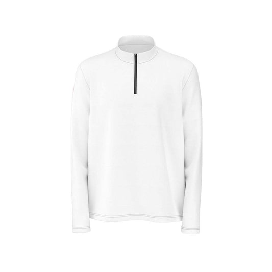 White Quarter Zip Pullover