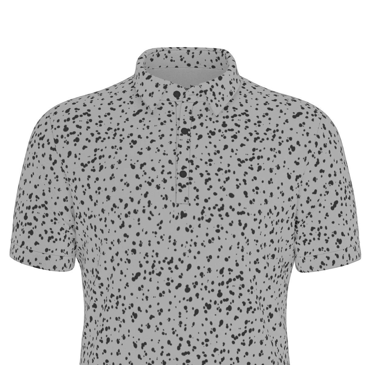 Fairway Splatter Gray Golf Polo