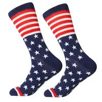 Star Spangled Banner USA Socks